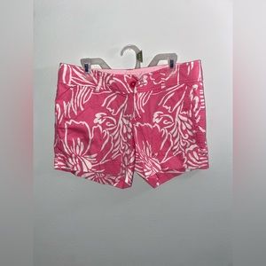 Lilly Pulitzer Women's The Callahan Hot Pink Casual Short Bella Floral Size 0